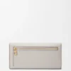 Cartera Continental Anagram en piel de becerro con grano de Pebble