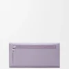 Cartera Continental Anagram en piel de becerro con grano de Pebble