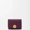 Cartera de tres pliegues «Pebble» en piel de becerro con grano «Pebble»