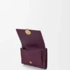 Cartera de tres pliegues «Pebble» en piel de becerro con grano «Pebble»