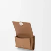 Cartera de tres pliegues «Pebble» en piel de becerro con grano «Pebble»