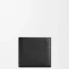 Cartera para monedas plegable en piel de becerro de grano suave