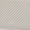 Cartera plegable de piel de becerro clásica texturizada