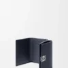 Cartera plegable en tres partes «Anagram» de piel de becerro con grano «Pebble»