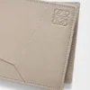 Cartera plegable «Puzzle» en piel de becerro clásica