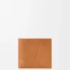 Cartera plegable «Puzzle» en piel de becerro granulada y flexible