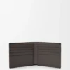 Cartera plegable «Puzzle» en piel de becerro granulada y flexible
