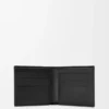 Cartera plegable «Puzzle» en piel de becerro granulada y flexible