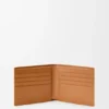 Cartera plegable «Puzzle» en piel de becerro granulada y flexible