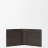 Cartera plegable «Puzzle» en piel de becerro granulada y flexible