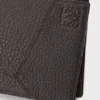 Cartera plegable «Puzzle» en piel de becerro granulada y flexible