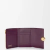 Cartera vertical pequeña «Pebble» de piel de becerro con grano «Pebble»