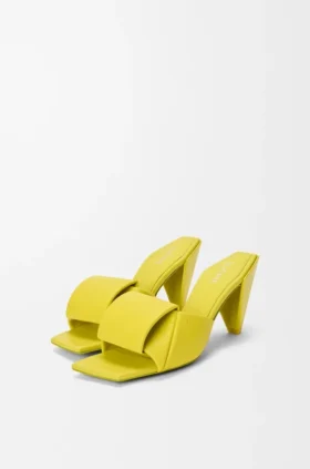 Chancla «Origami» en piel de cordero