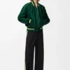 Chaqueta bomber de tejido técnico