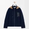 Chaqueta con capucha de algodón
