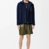Chaqueta con capucha de algodón