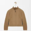Chaqueta con cremallera de algodón