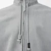 Chaqueta con cremallera de piel de cordero ante