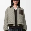 Chaqueta corta de tejido técnico