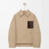 Chaqueta de estilo laboral de algodón