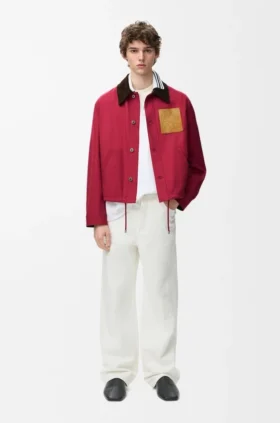 Chaqueta de estilo laboral de algodón