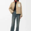Chaqueta de estilo laboral de algodón