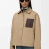 Chaqueta de estilo laboral de algodón