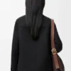 Chaqueta de estilo laboral de lana y cachemira