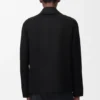 Chaqueta de estilo laboral de lana y cachemira