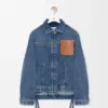 Chaqueta de estilo laboral en denim
