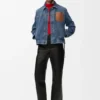 Chaqueta de estilo laboral en denim