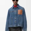 Chaqueta de estilo laboral en denim