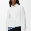 Chaqueta de estilo laboral en denim