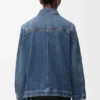 Chaqueta de estilo laboral en denim