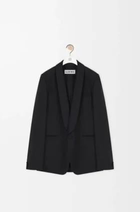 Chaqueta de lana y seda