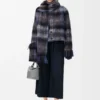 Chaqueta de mezcla de mohair y lana