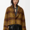 Chaqueta de mezcla de mohair y lana