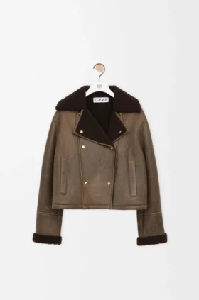 Chaqueta de piel de cordero