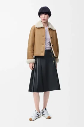 Chaqueta de piel de cordero