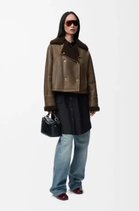Chaqueta de piel de cordero