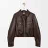 Chaqueta de piel de cordero napa
