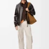 Chaqueta de piel de cordero napa