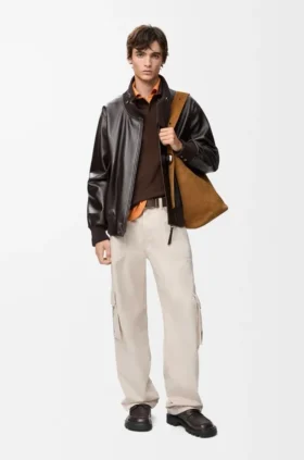 Chaqueta de piel de cordero napa