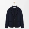 Chaqueta híbrida de algodón y lana