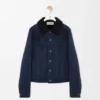Chaqueta tipo camionero de piel de oveja