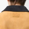 Chaqueta tipo «trucker» de piel de cabra de ante