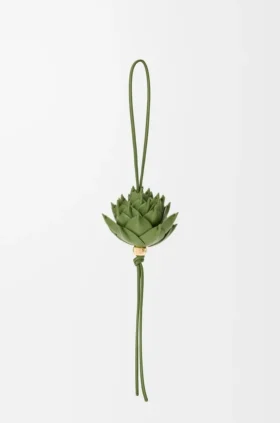 Colgante «Artichoke» en piel de becerro clásica