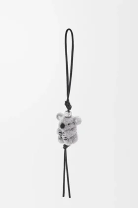 Colgante de koala de fieltro y piel de becerro