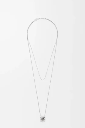 Collar «Anagram Bombé» de plata de ley