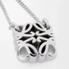 Collar «Anagram Bombé» de plata de ley